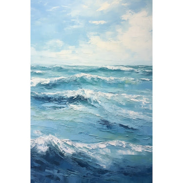 Acrylic Canvas of Ocean Waves